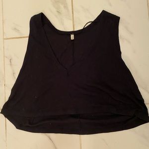 Free people black v-neck